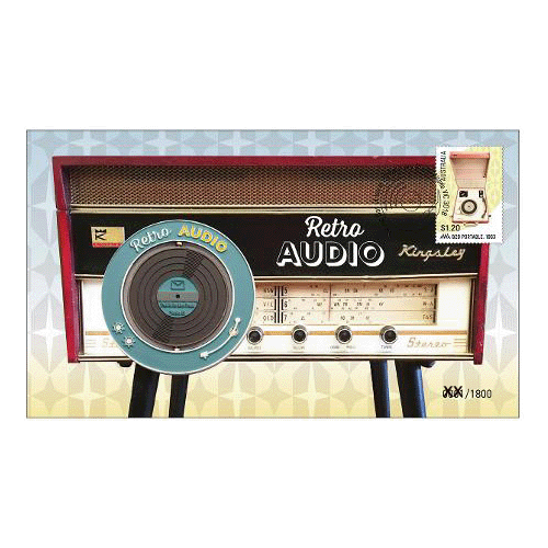 2024 Retro Audio Medallion & Stamp Cover PNC
