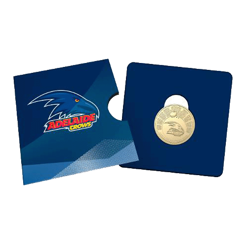2024 $1 AFL Adelaide Crows Collectible Uncirculated Coin in Card