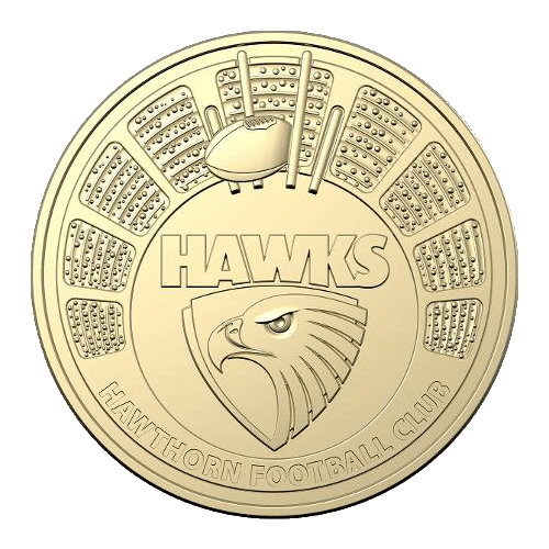 2024 $1 AFL Collingwood Football Club Collectible Uncirculated Coin