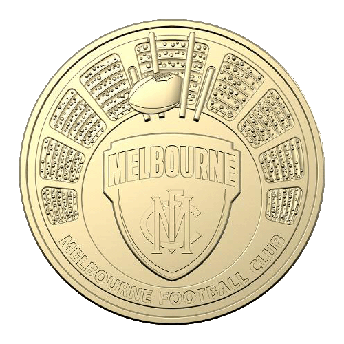 2024 $1 AFL Melbourne Football Club Collectible Uncirculated Coin