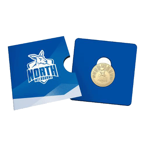 2024 $1 AFL North Melbourne Kangaroos Collectible Uncirculated Coin in Card