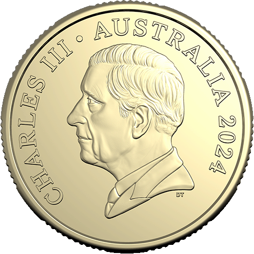 2024 $1 Bluey Dollarbucks Al/Br Coloured Uncirculated Three Coin Set