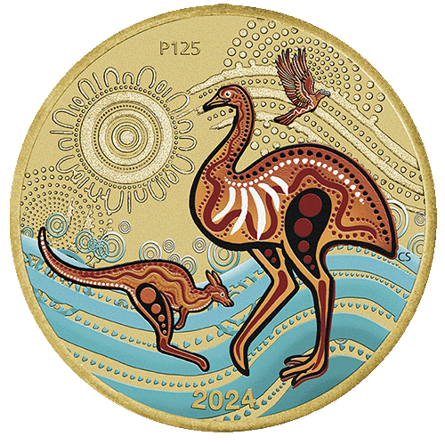 2024 $1 Kalkadoon Dreaming Coin & Stamp Cover PNC