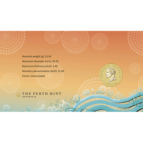 2024 $1 Kalkadoon Dreaming Coin & Stamp Cover PNC