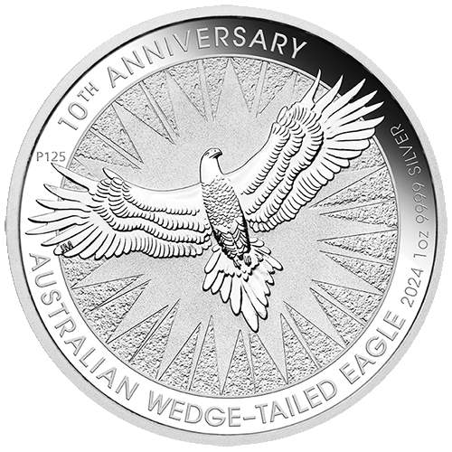 2024 $1 Australian Wedge Tailed Eagle 1oz Silver Bullion Coin in Capsule