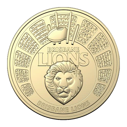 2024 $1 AFL Premiers Brisbane Lions Coin & Stamp Cover PNC