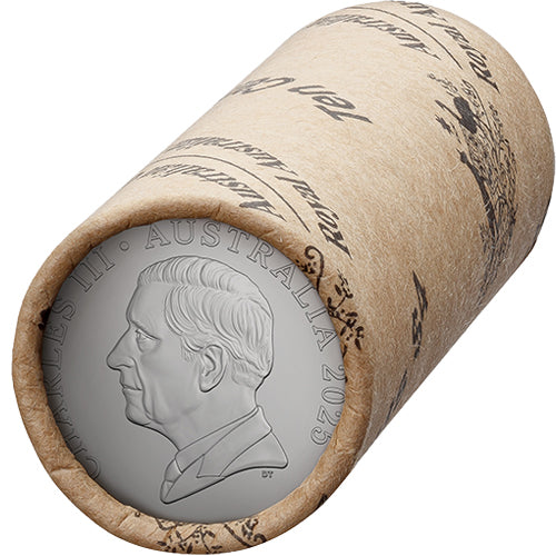 2025 10c King Charles III Effigy - Non-Premium Roll Heads/Heads or Tails/Tails RAM Roll Circulating Coin Cu/Ni