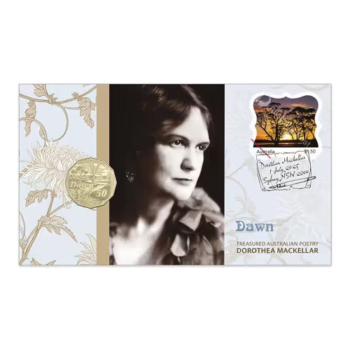2025 50c Dorothea Mackellar Collection - Treasured Australian Poetry Coin & Stamp Cover Set of 3