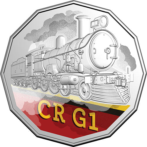 2025 50c Steam Giants Coloured Uncirculated Seven-Coin Collection