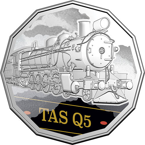 2025 50c Steam Giants Coloured Uncirculated Seven-Coin Collection
