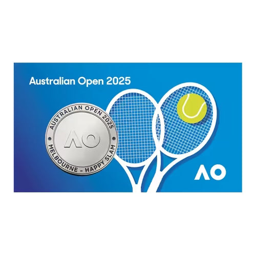 2025 Australian Open Medallion & Stamp Cover PNC