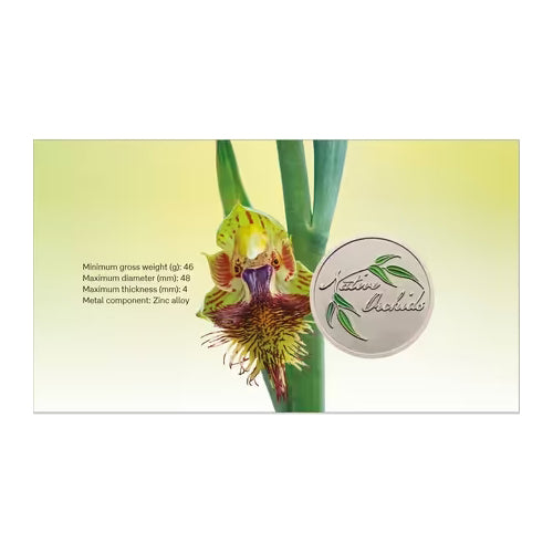 2025 Native Orchids Medallion & Stamp Cover PNC