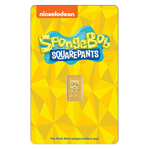 2025 SpongeBob SquarePants 1gram Gold Minted Bar