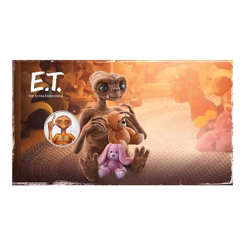2025 $1 E.T The Extra-Terrestrial Coloured Uncirculated Bullion Coin & Stamp Cover PNC