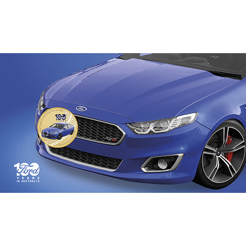 2026 $1 100 Years of Ford Australia - FG-X XR8 Falcon 2014 Coin & Stamp Cover PNC