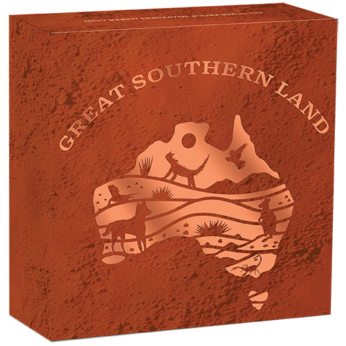 2025 $1 Great Southern Land 1oz Silver Proof Snakeskin Jasper Coin