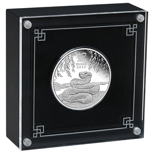 2025 $1 Australian Lunar Series III Year of the Snake 1oz Silver Proof Coin