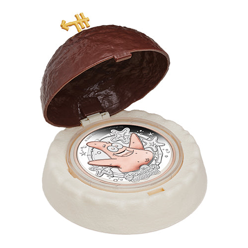 2025 $2 SpongeBob SquarePants - Patrick Star 2oz Silver Proof Gilded Coin