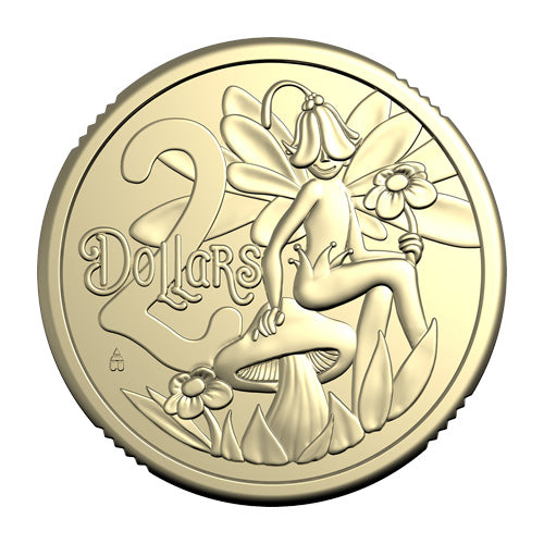 2025 $2 Tooth Fairy Albr Uncirculated Coin in Card