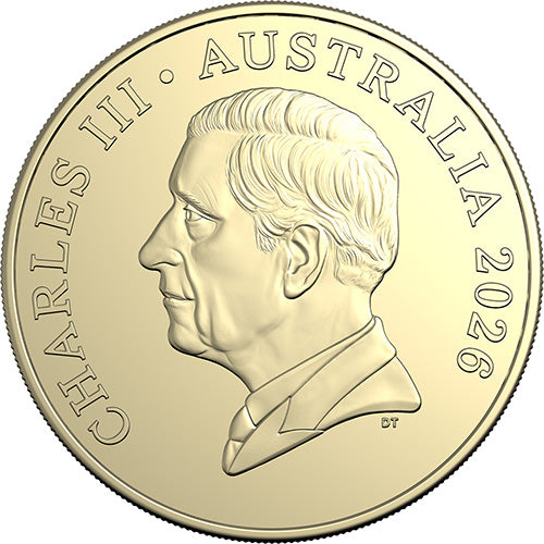 2026 $2 Tooth Fairy Kit Coloured Coin Obverse