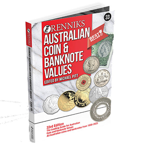 Renniks Australian Coin & Banknote Values 33rd Edition Softcover