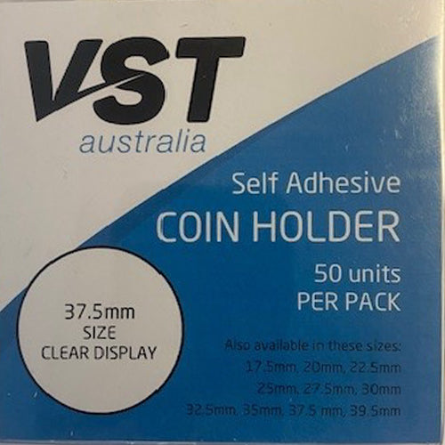 VST 2x2 Coin Holders Self Adhesive Type Pack of 50 - Various Sizes