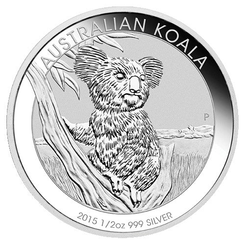 2015 50c Australian Koala 1/2 oz Silver Bullion Coin