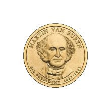 2008 USA $1 Martin Van Burden P Mint Presidential Dollar Unc Coin