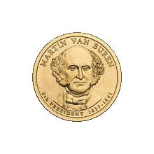 2008 USA $1 Martin Van Burden P Mint Presidential Dollar Unc Coin 