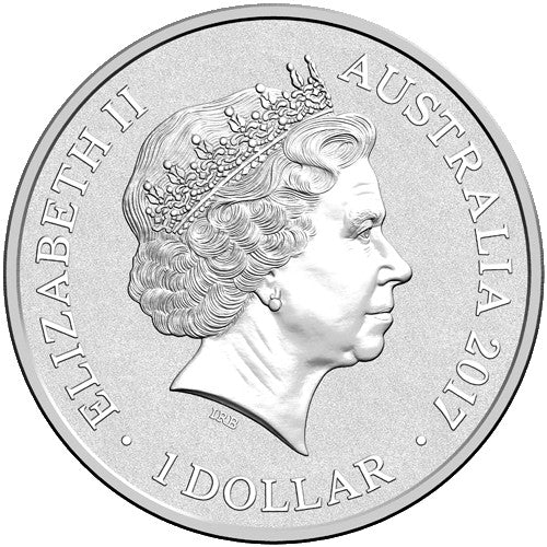 2017 $1 Sydney New Year's Eve Coloured Fine Silver Frosted Uncirculated Coin