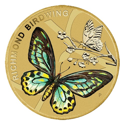 2016 $1 Beautiful Butterflies - Australian Richmond Butterfly Coin & Stamp Cover PNC