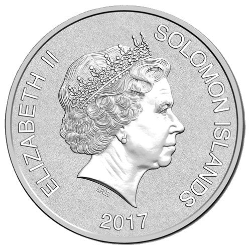 2017 $1 JFK 100th Anniversary 1oz Silver Frunc Coin in Card
