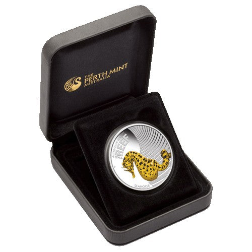 2010 50c Australian Sea Life Series - Seahorse 1/2oz Silver Proof Coin
