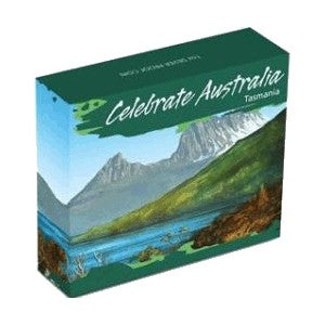 2010 $1 Celebrate Australia Tasmania 1oz Silver Proof Coin