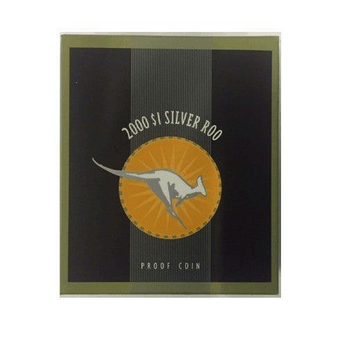 2000 $1 Kangaroo 1oz Silver Proof Coin