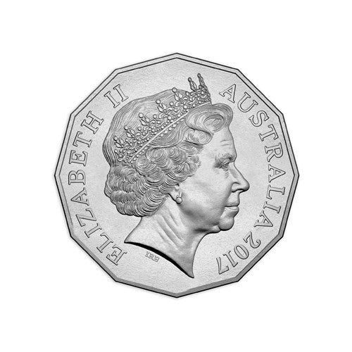 2017 50c Sir Jack Brabham Unc Coin in Card