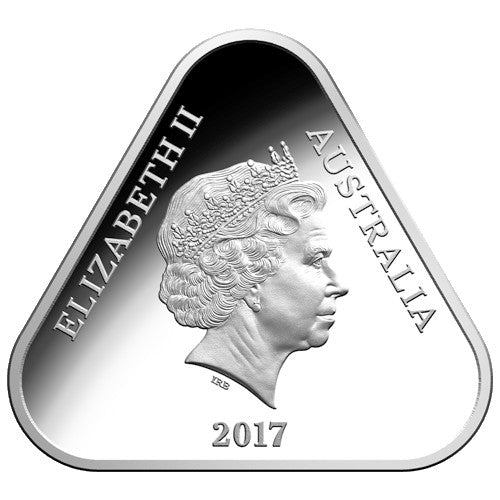 2017 $5 Front Line Angels Coloured Fine Silver Proof Triangular Coin