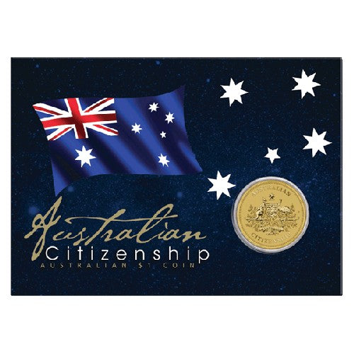 2012 $1 Australian Citizenship Coin in Card
