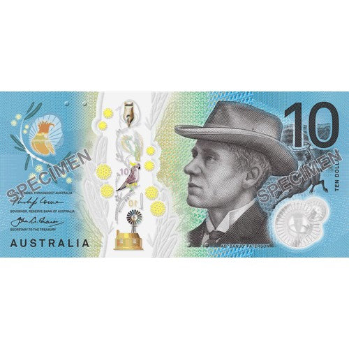 2017 $10 RBA Folder Next Generation Unc Banknote