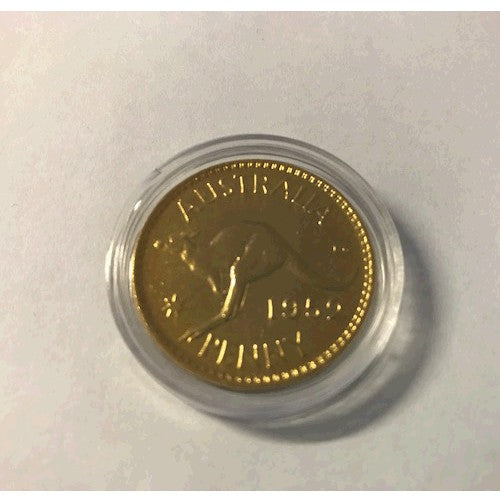 1952 Gold Plated Australian Penny Each