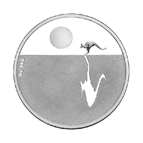 2012 $1 Kangaroo at Sunset 1/5oz Silver Proof Coin