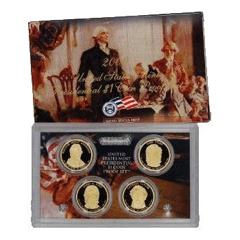 2009 $1 USA Presidential Dollar Proof Set 4 Coins