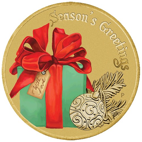 2017 $1 Christmas Coin & Stamp Cover PNC