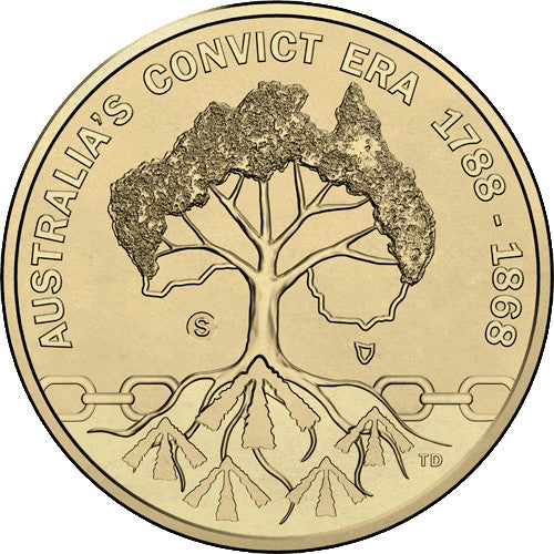 2018 $1 Ratbags & Rascals S Counterstamp Al/BR Uncirculated Coin in RAM Card