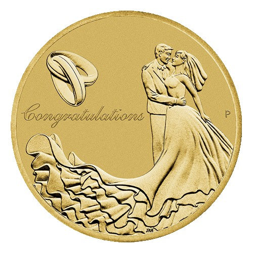 2016 $1 Wedding Coin & Stamp Cover PNC