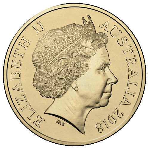 2018 $2 Lest We Forget - Eternal Flame Al-Br Coloured Coin Unc