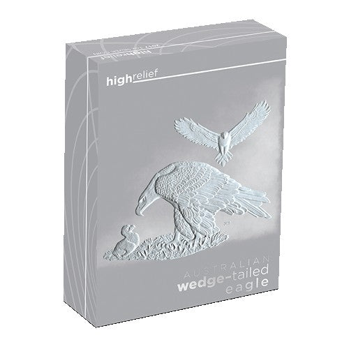 2018 $1 Australian Wedge Tailed Eagle 1oz Silver Proof High Relief Coin