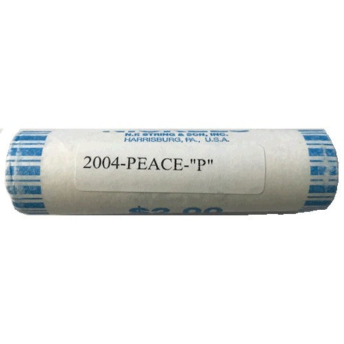 2004 USA Peace Medal Nickel P Mint Roll of 40 Unc Coins