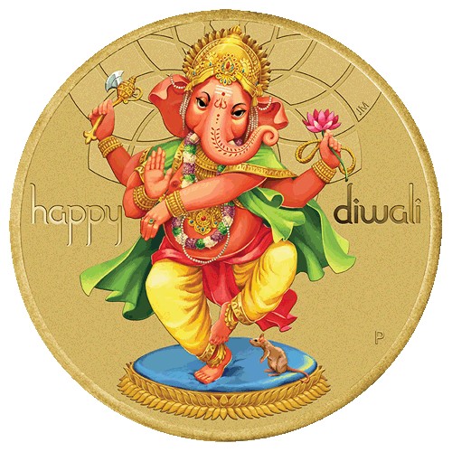 2018 $1 Diwali Coin & Stamp Cover PNC