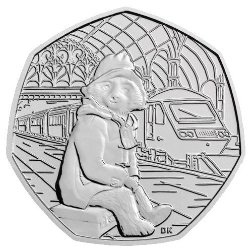 2018 GB 50p Paddington Bear Station BU Cupro Nickel Coin